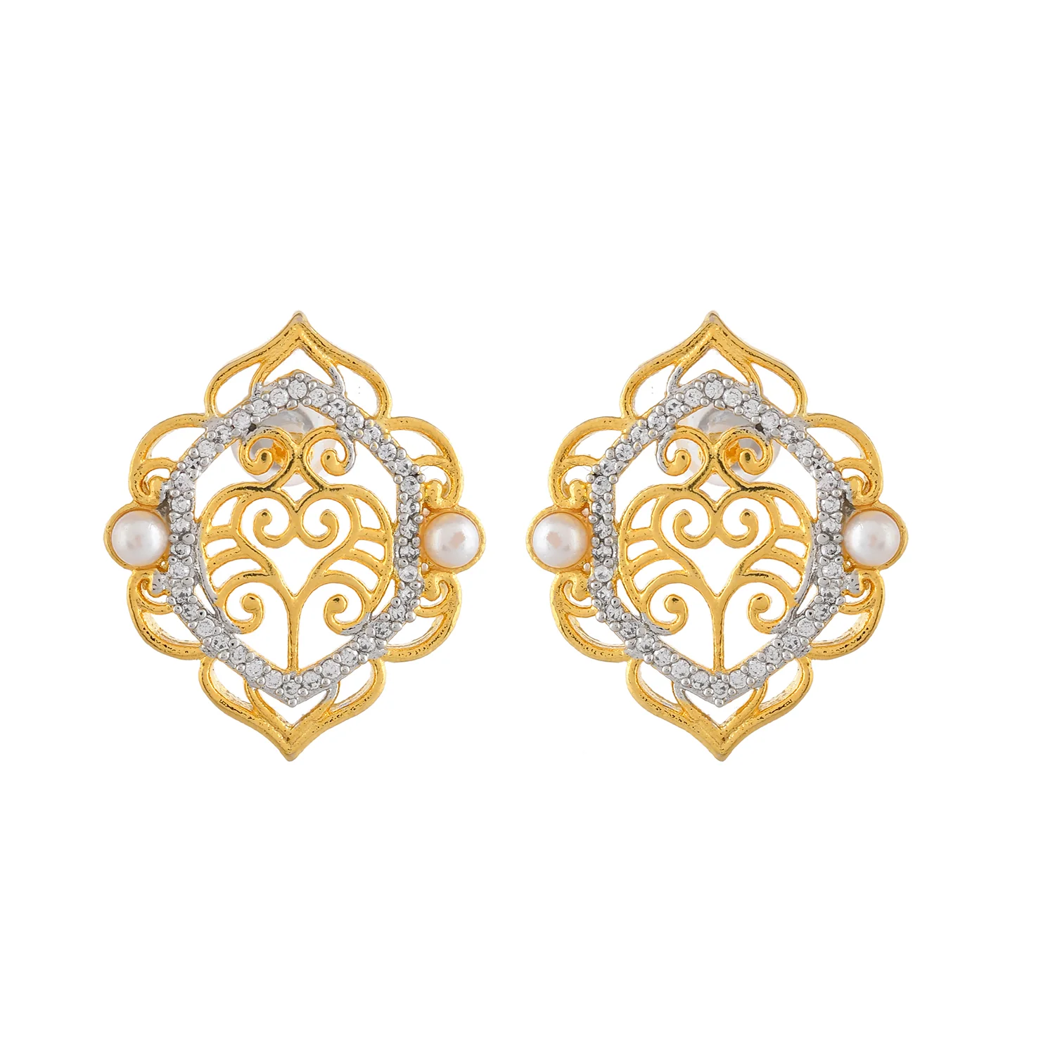 Alpana Opulent Jaali Chokar Necklace Set - Image 6