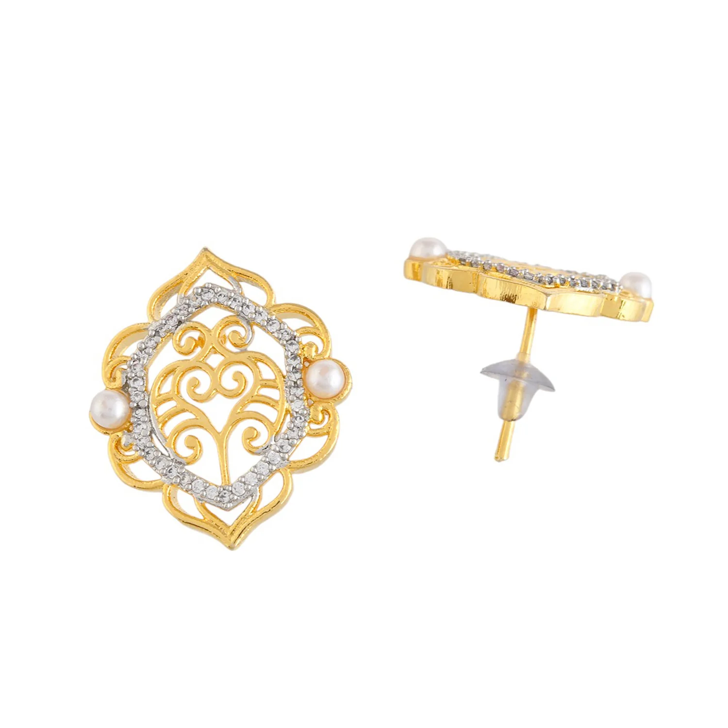 Alpana Opulent Jaali Chokar Necklace Set - Image 7