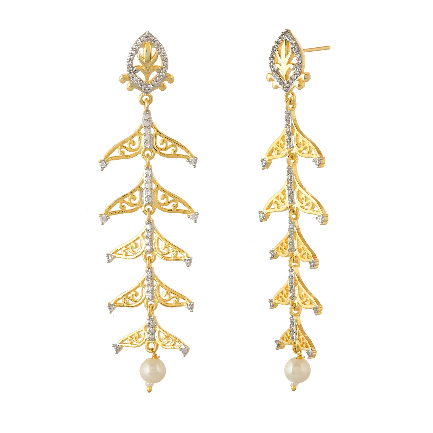 Alpana Regal Sheen Dangler Earrings - Image 3