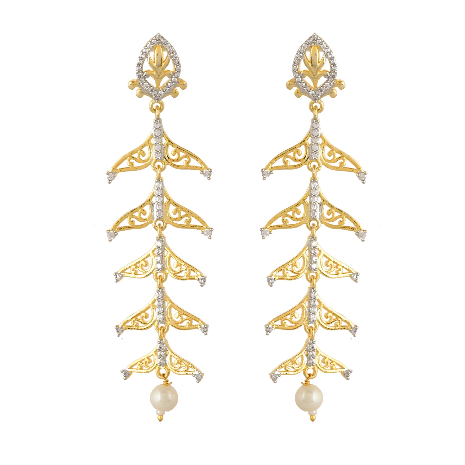 Alpana Regal Sheen Dangler Earrings - Image 4