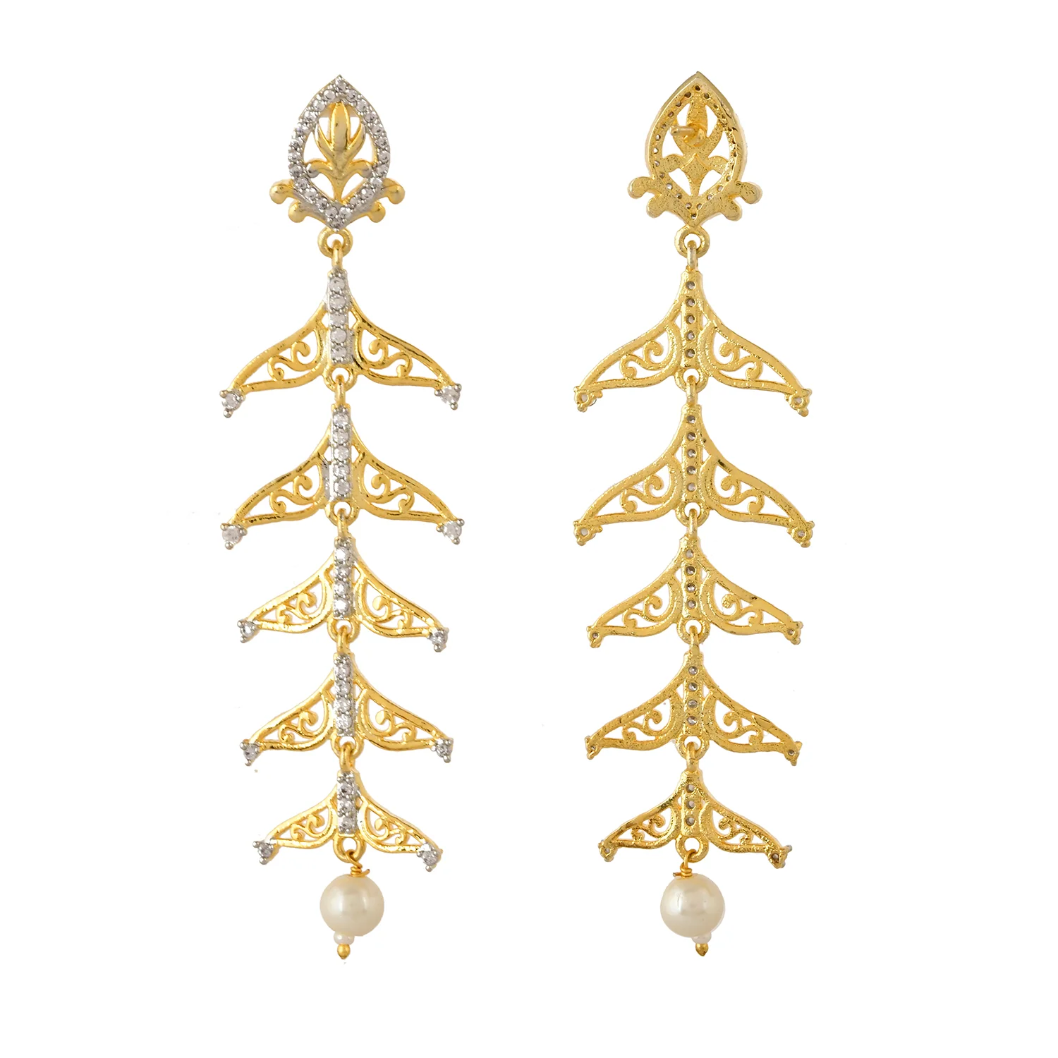 Alpana Regal Sheen Dangler Earrings - Image 5