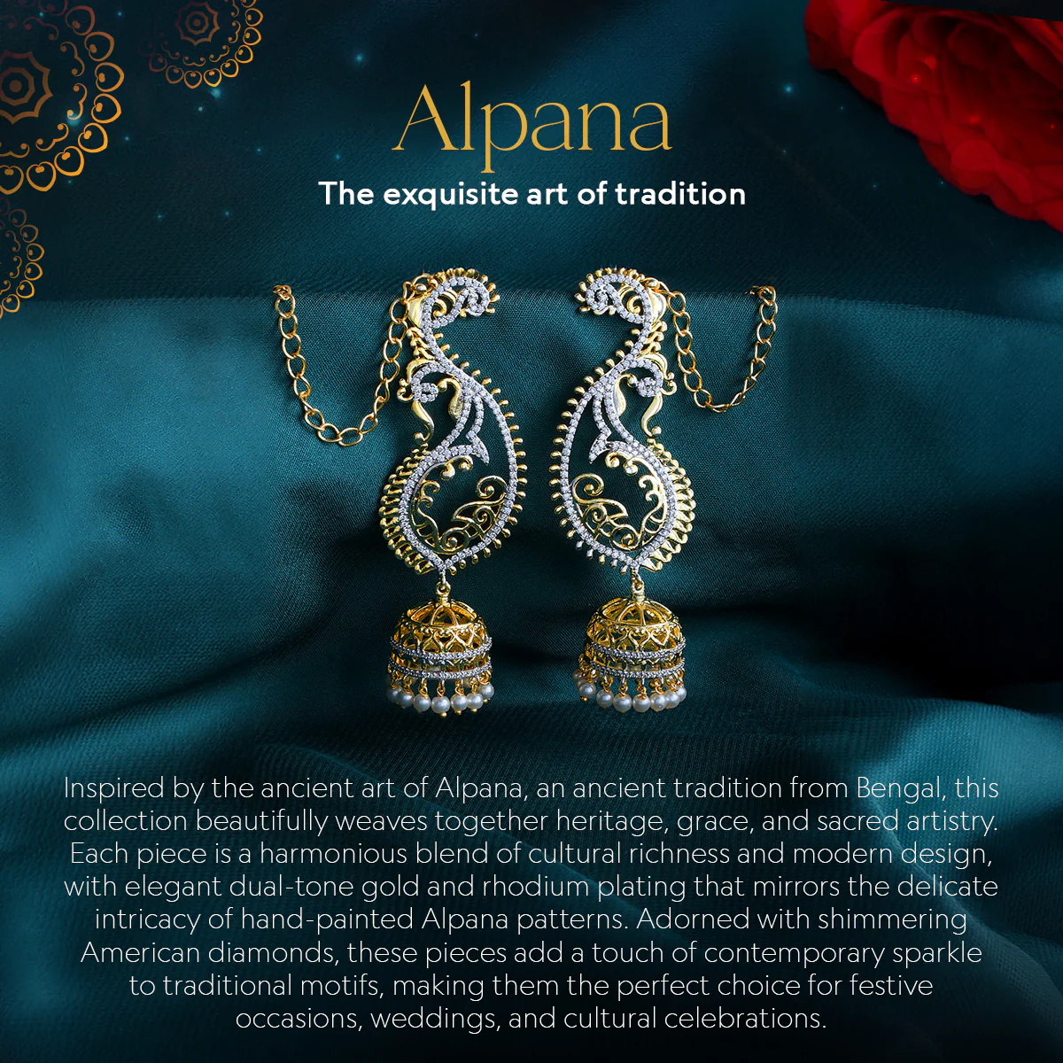 Alpana Regal Sheen Necklace Set - Image 8