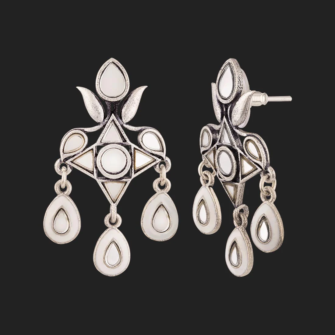 Amaira Cutwork Drop Earrings - Image 4