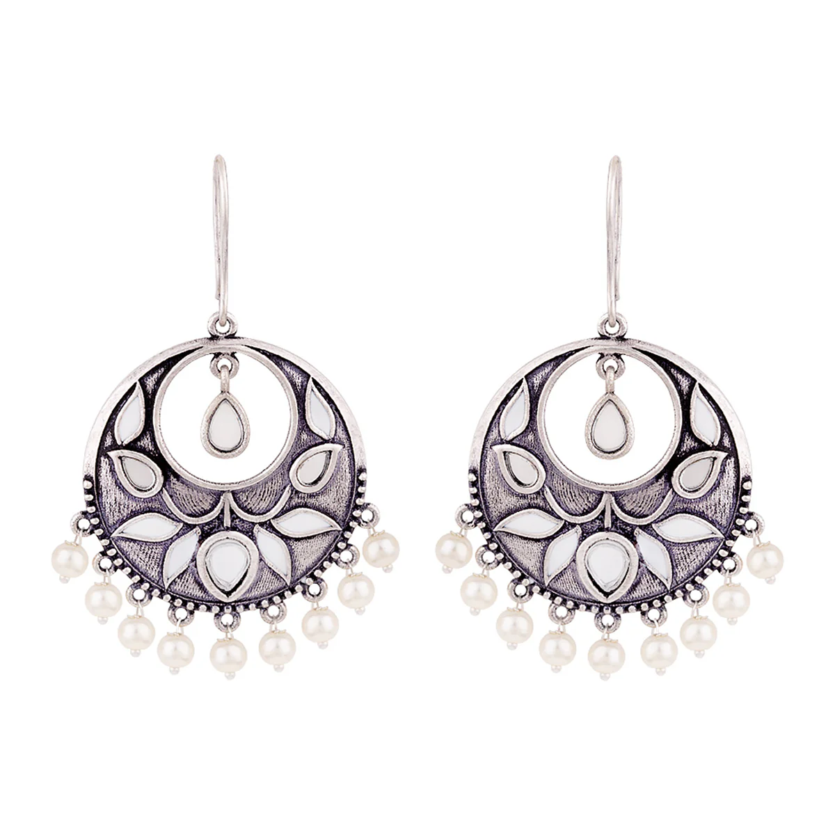 Amaira Ethnic Hoop Earrings - Image 3