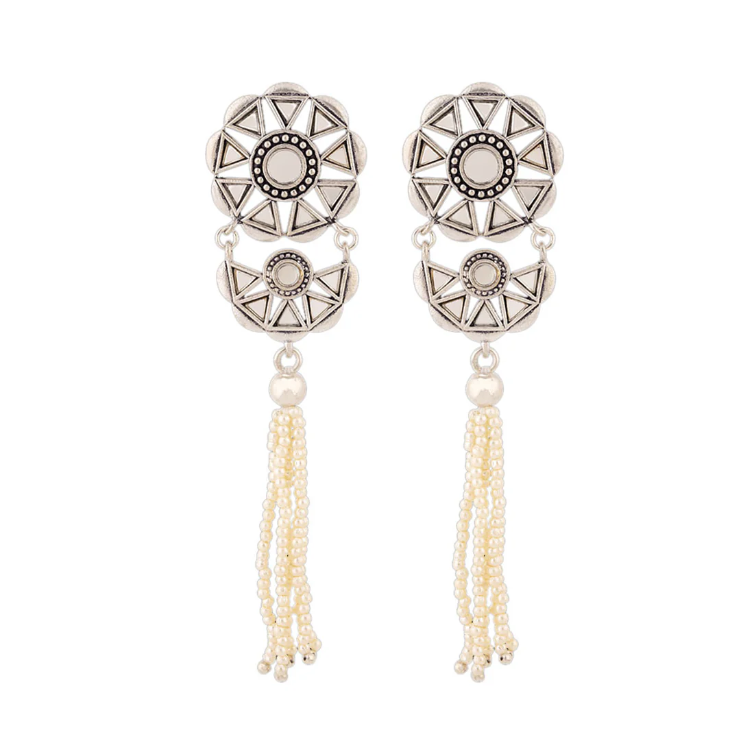 Amaira Faux Pearls Drop Earrings - Image 3