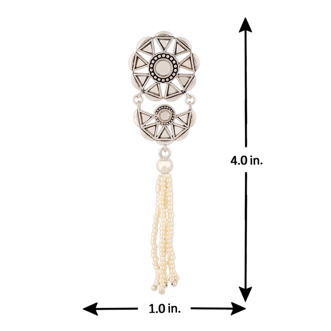 Amaira Faux Pearls Drop Earrings - Image 5
