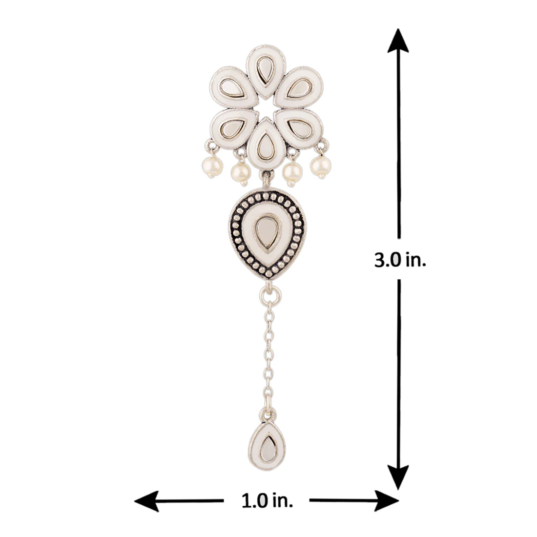 Amaira Floral Drop Earrings - Image 5