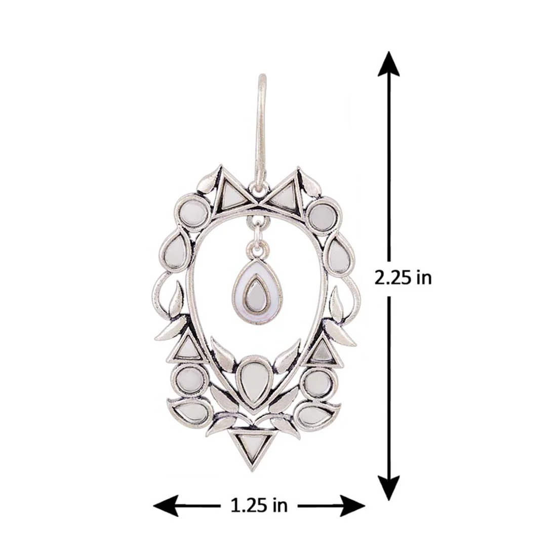 Amaira Floral Inspired Motifs Earrings - Image 5