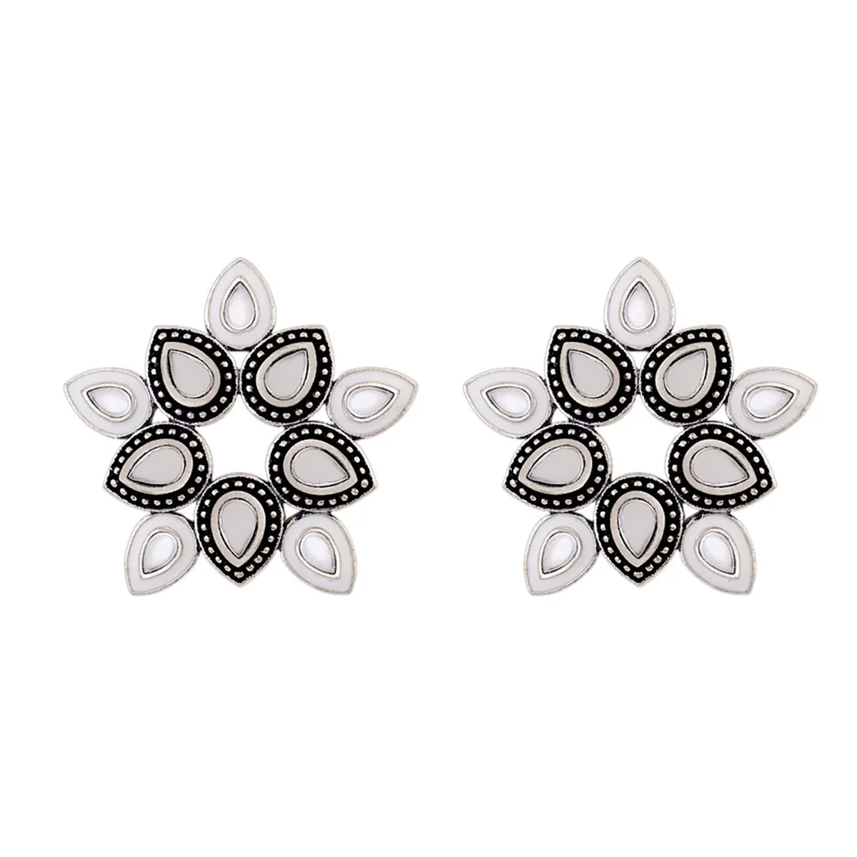 Amaira Floral Stud Earrings - Image 3