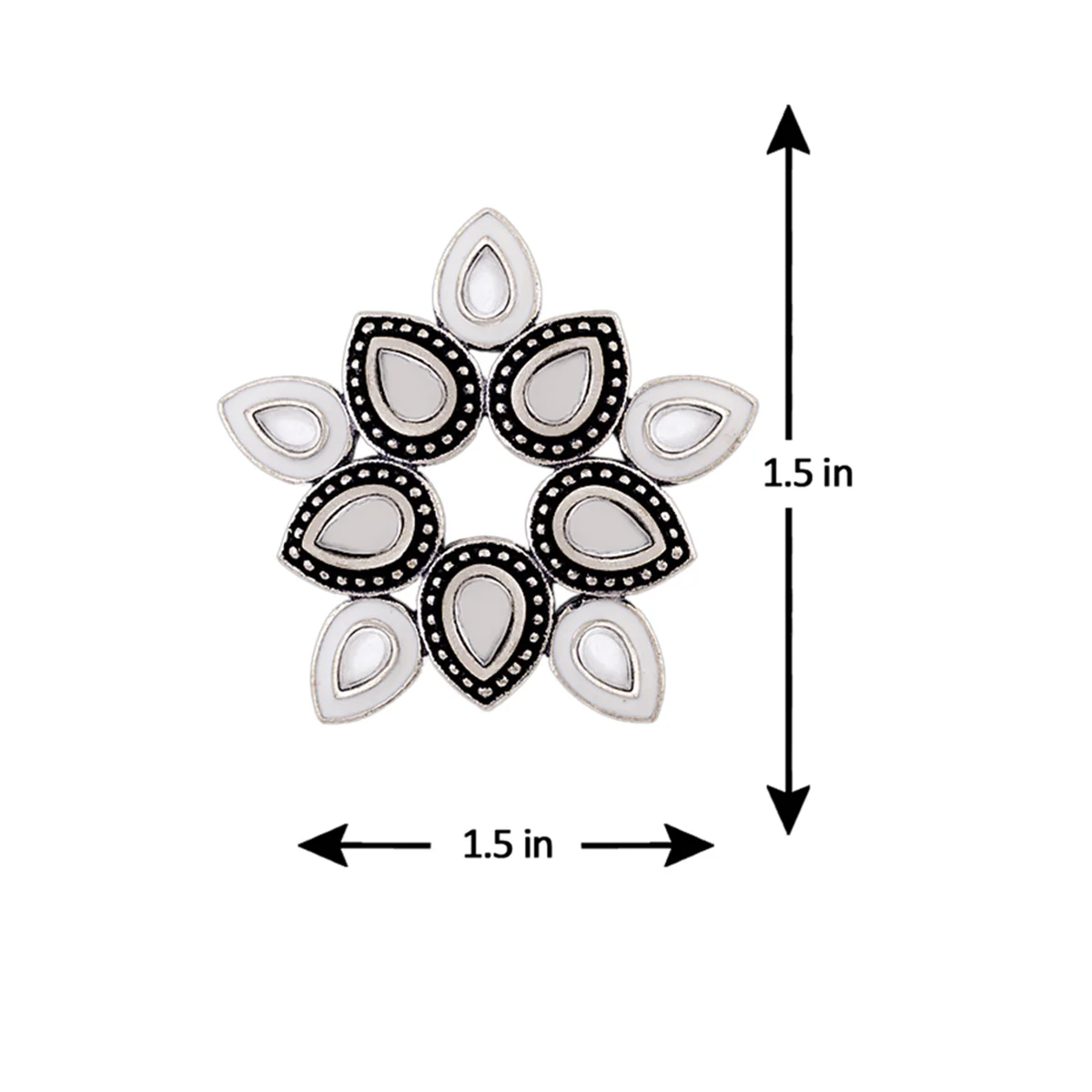 Amaira Floral Stud Earrings - Image 5