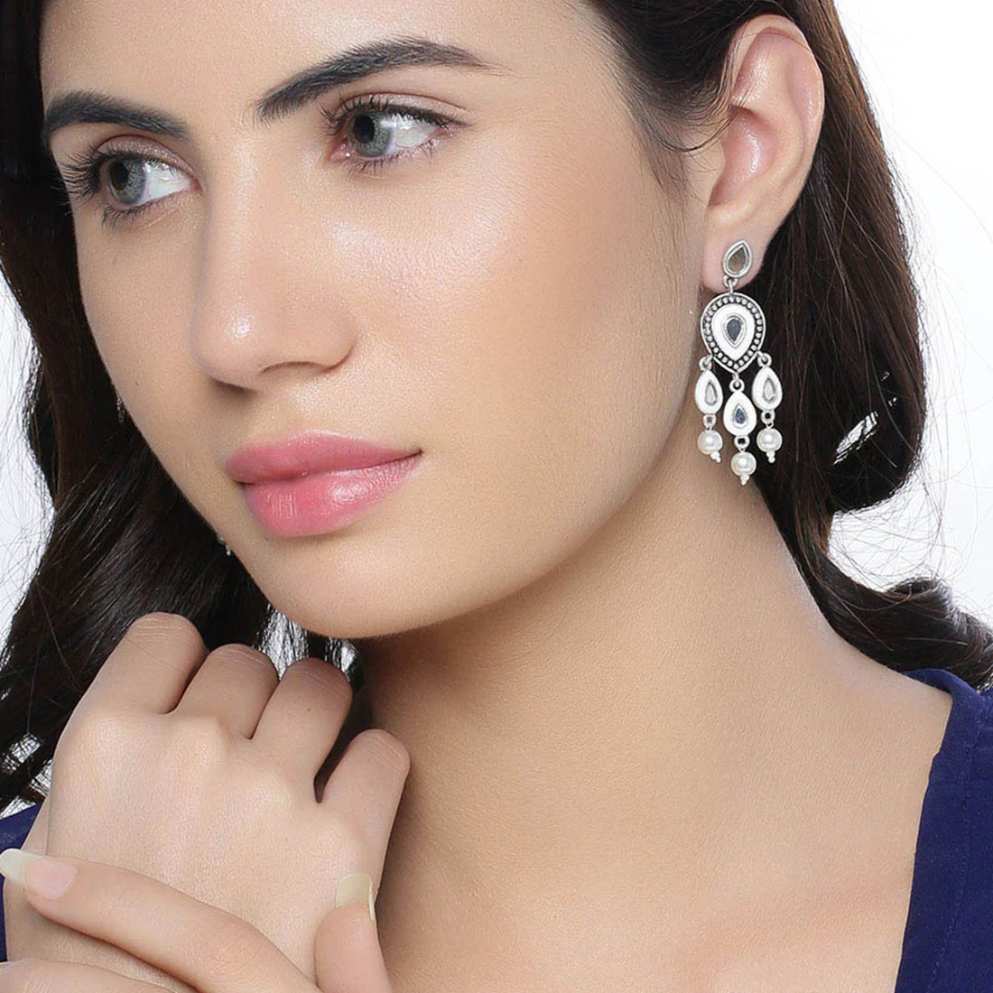 Amaira Tassels Drop Earrings - Image 2