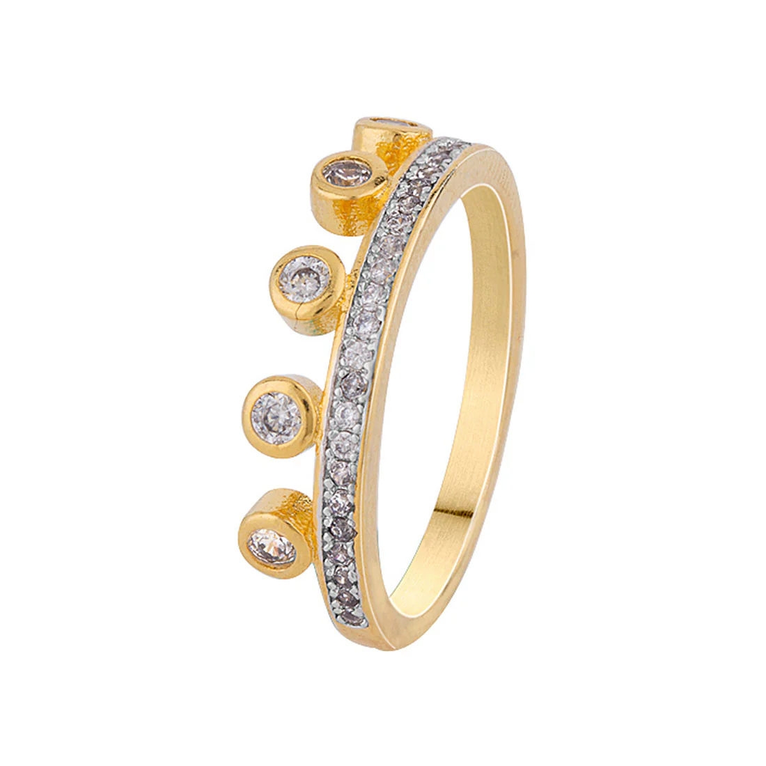 American Diamond Crown Ring - Image 3