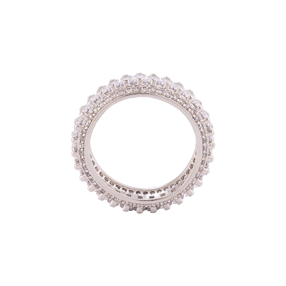 American Diamond Gems Adorned Band Ring - Image 4