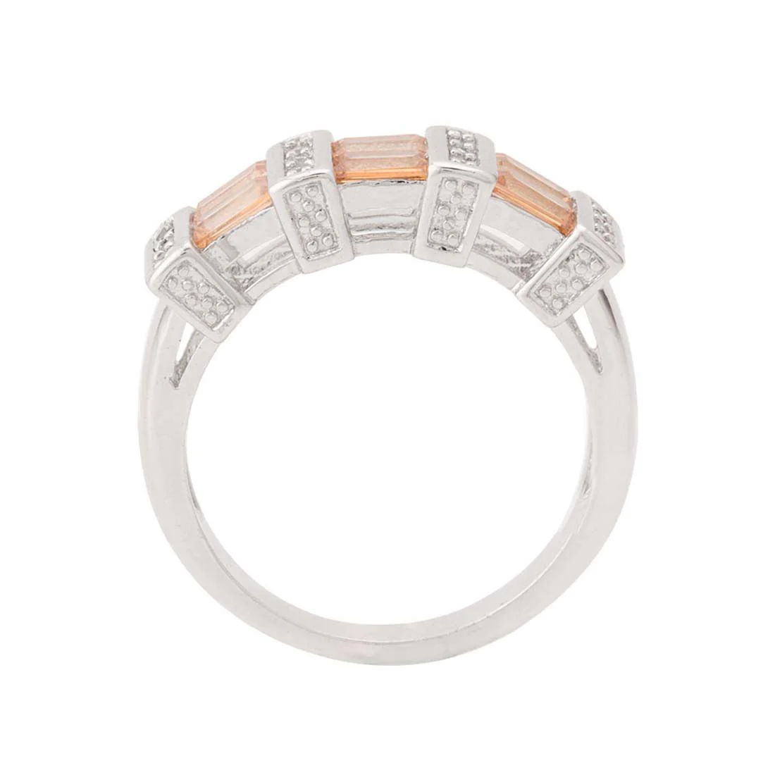 American Diamond & Polki Studded Band Ring - Image 5