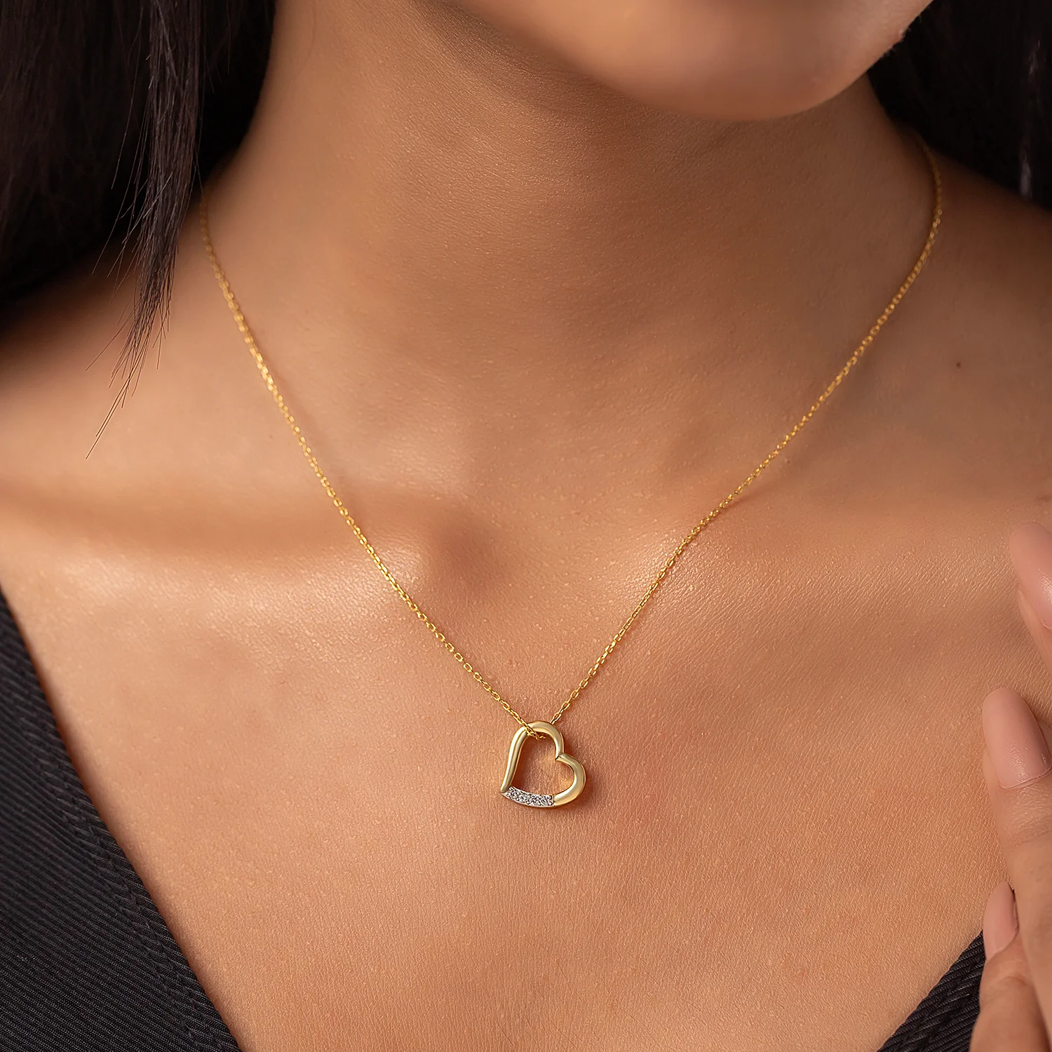 Amour Lab-Grown Diamond Heart Pendant - Image 2