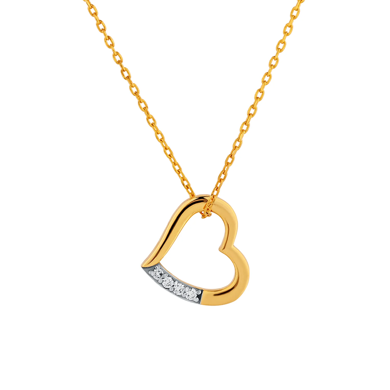 Amour Lab-Grown Diamond Heart Pendant - Image 5