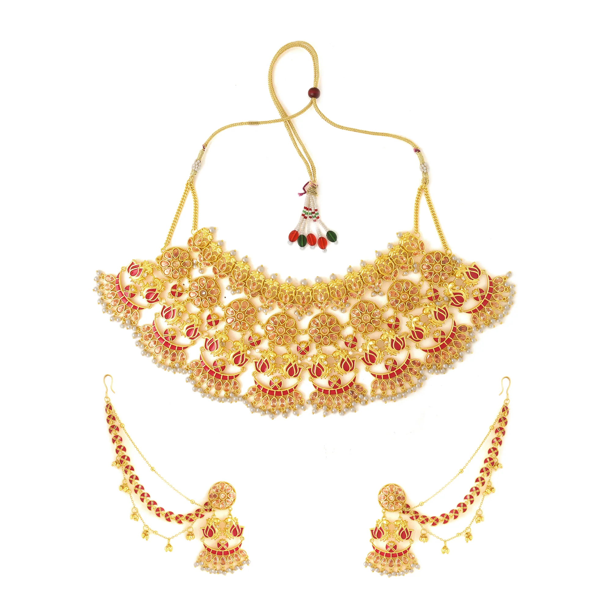 Apsara Bridal Die Gold Bridal Set - Image 3