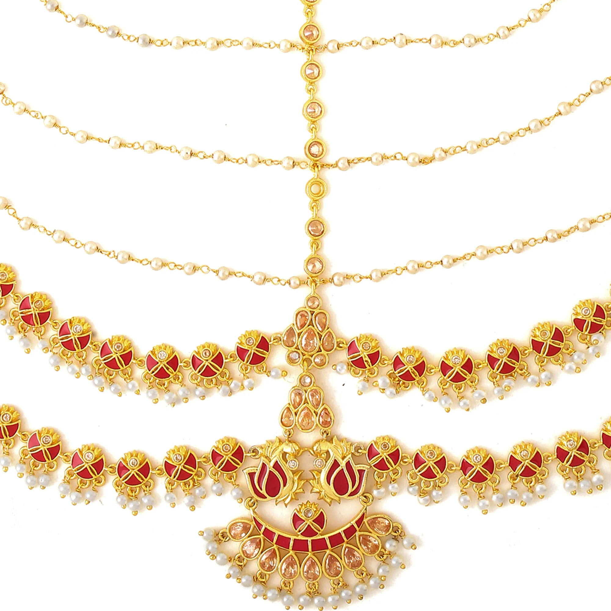 Apsara Bridal Die Gold Bridal Set - Image 7