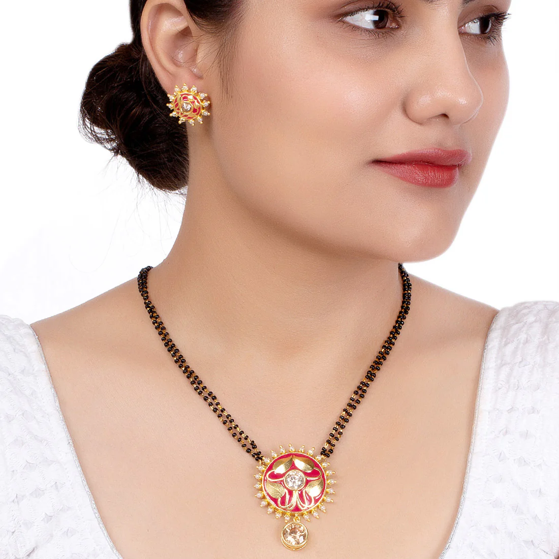 Apsara Double String Mangalsutra Set - Image 2