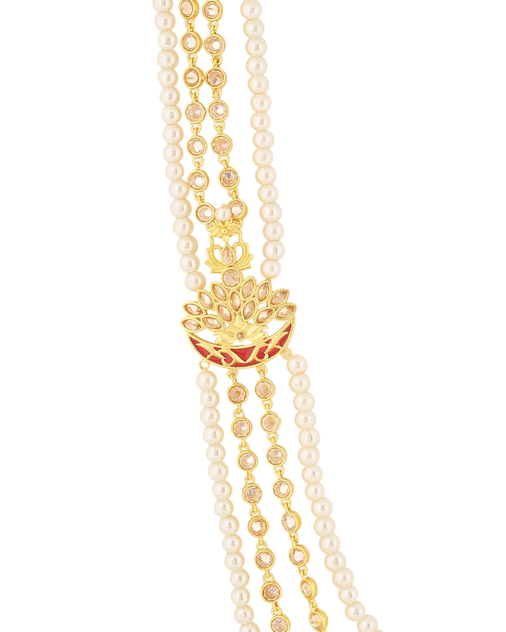 Apsara Groom Royal Pearl Necklace - Image 4