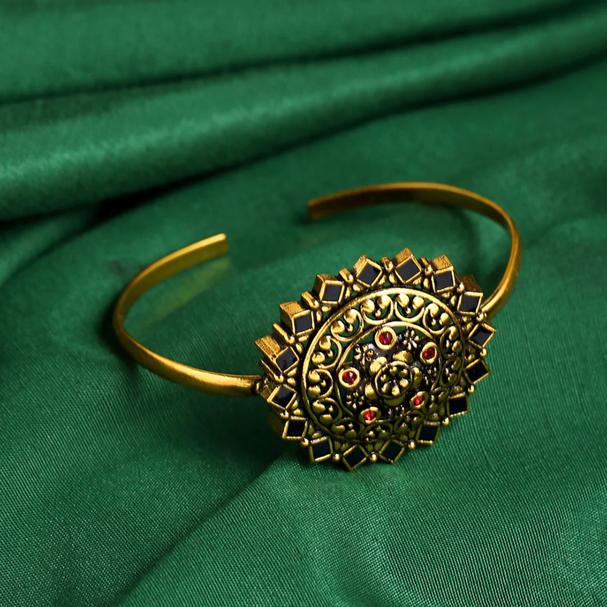 Arabian Nights Brass Bracelets - Exotic Style and Elegance