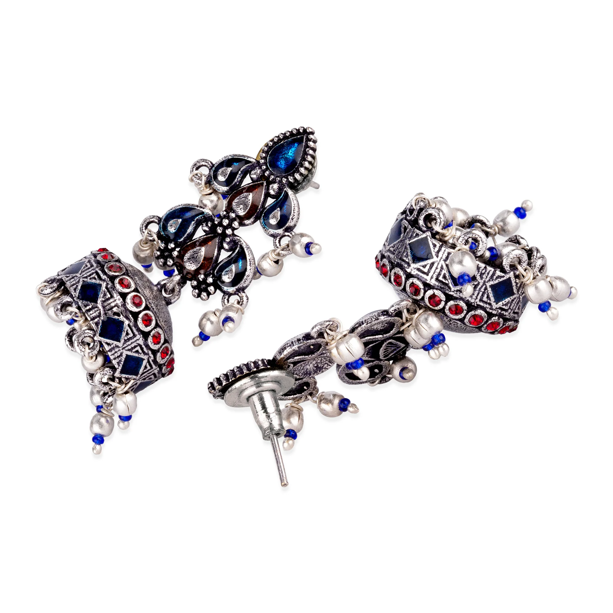 Arabian Nights Brass Earrings - Image 4