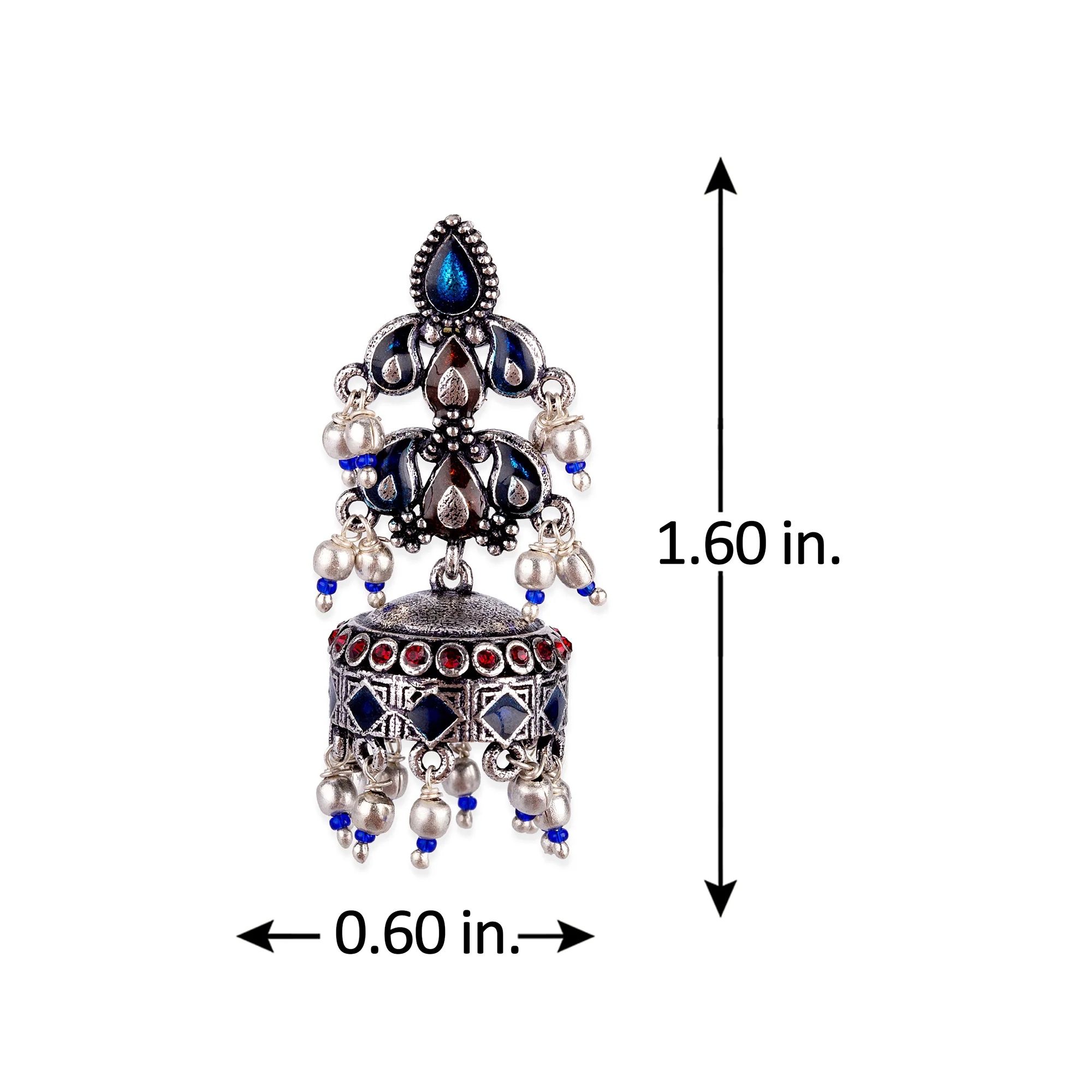 Arabian Nights Brass Earrings - Image 5