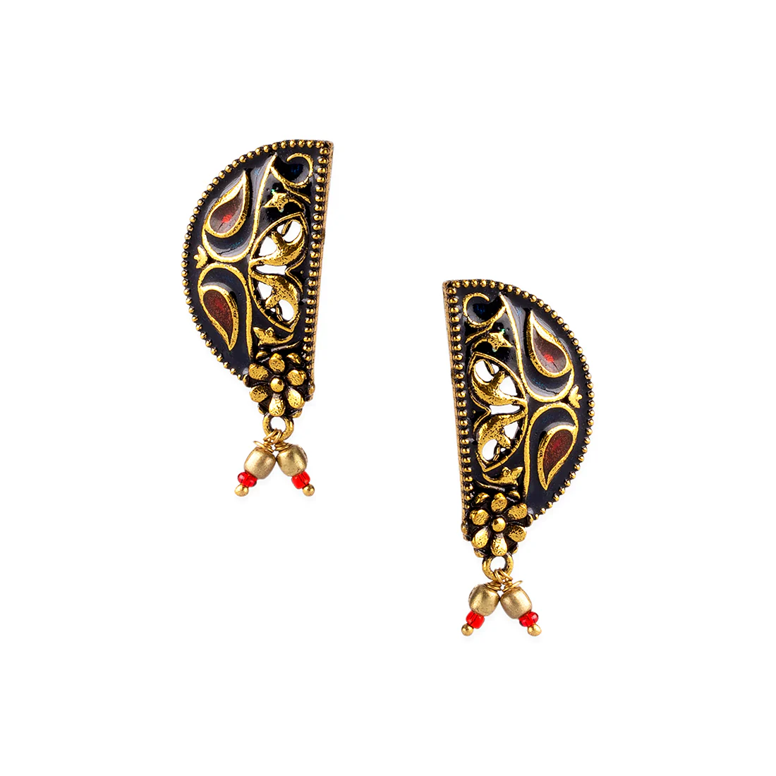 Arabian Nights Round Brass Necklace Sets - Image 5