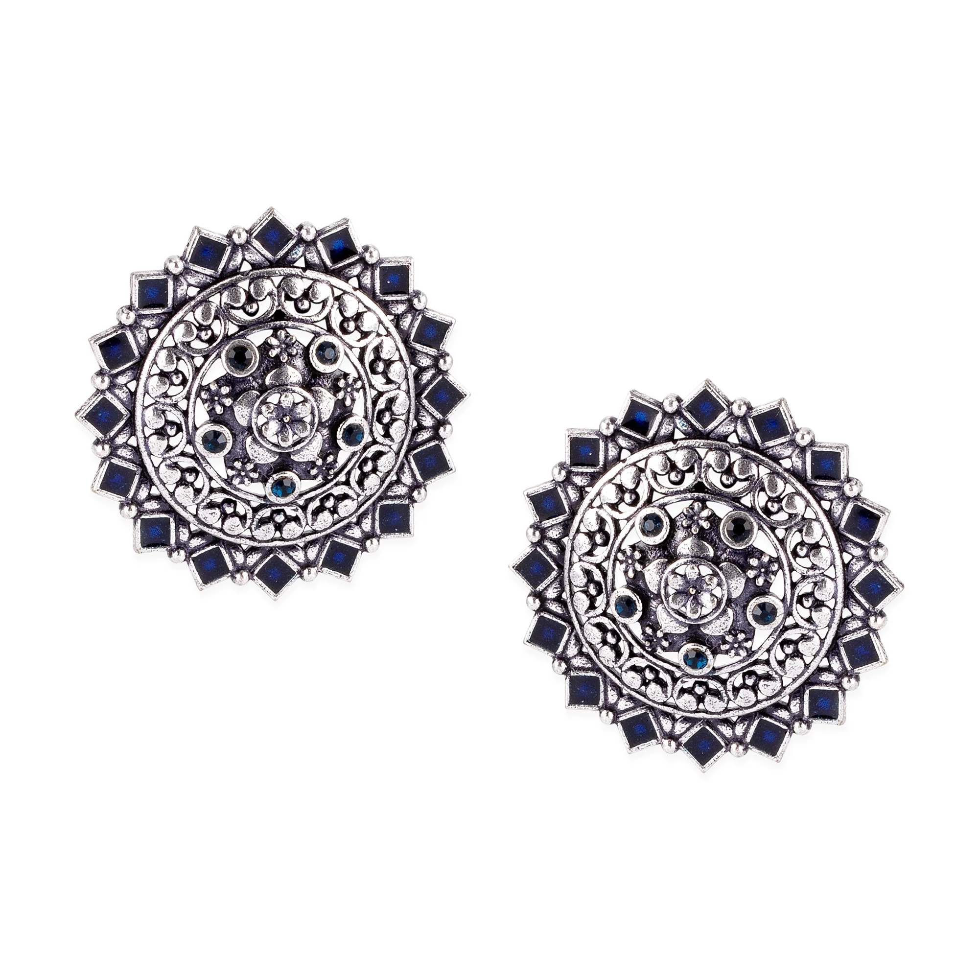 Arabian Nights Round Brass Necklace Sets - Image 5