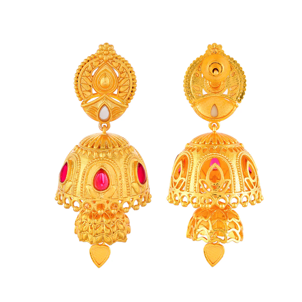 Aradhana Maitree Two Layers Jhumka - Image 3