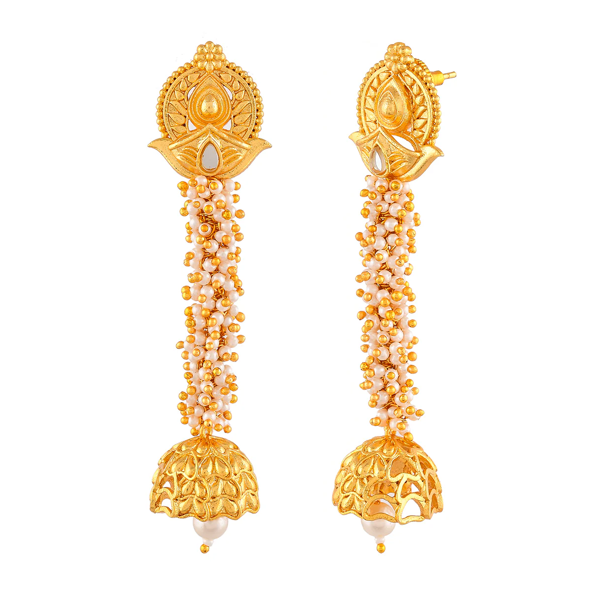Aradhana Teeya Long Drop Earrings - Image 5