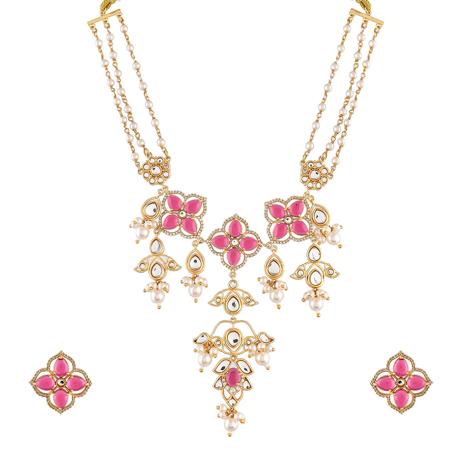 Heer Ashmaira Choker Necklace Set - Image 3