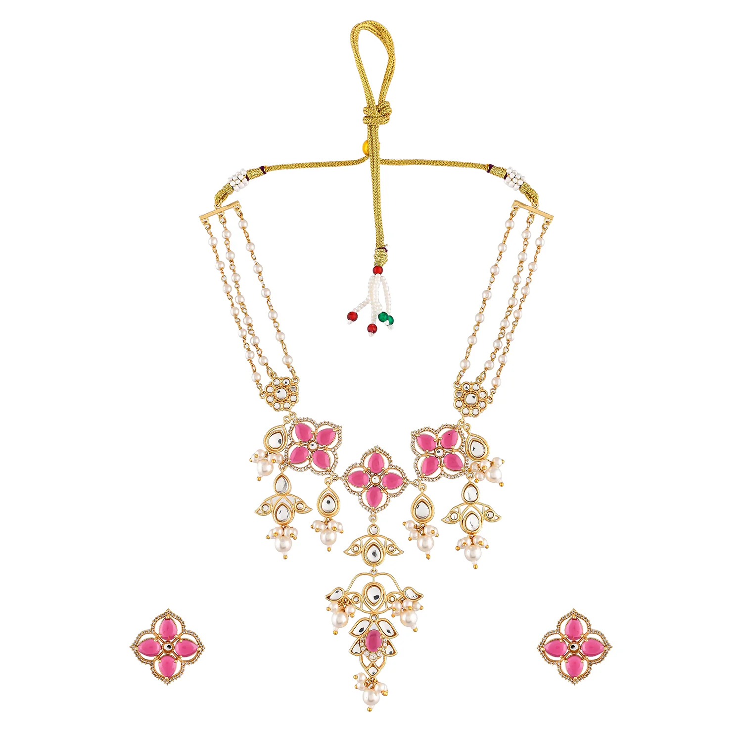 Heer Ashmaira Choker Necklace Set - Image 4