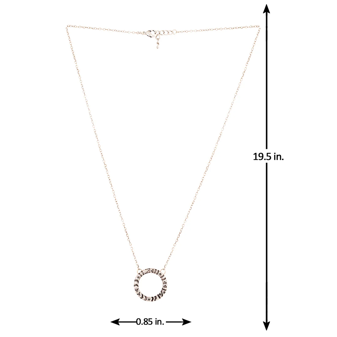 Aztec Bar Circle Pendant - Image 6