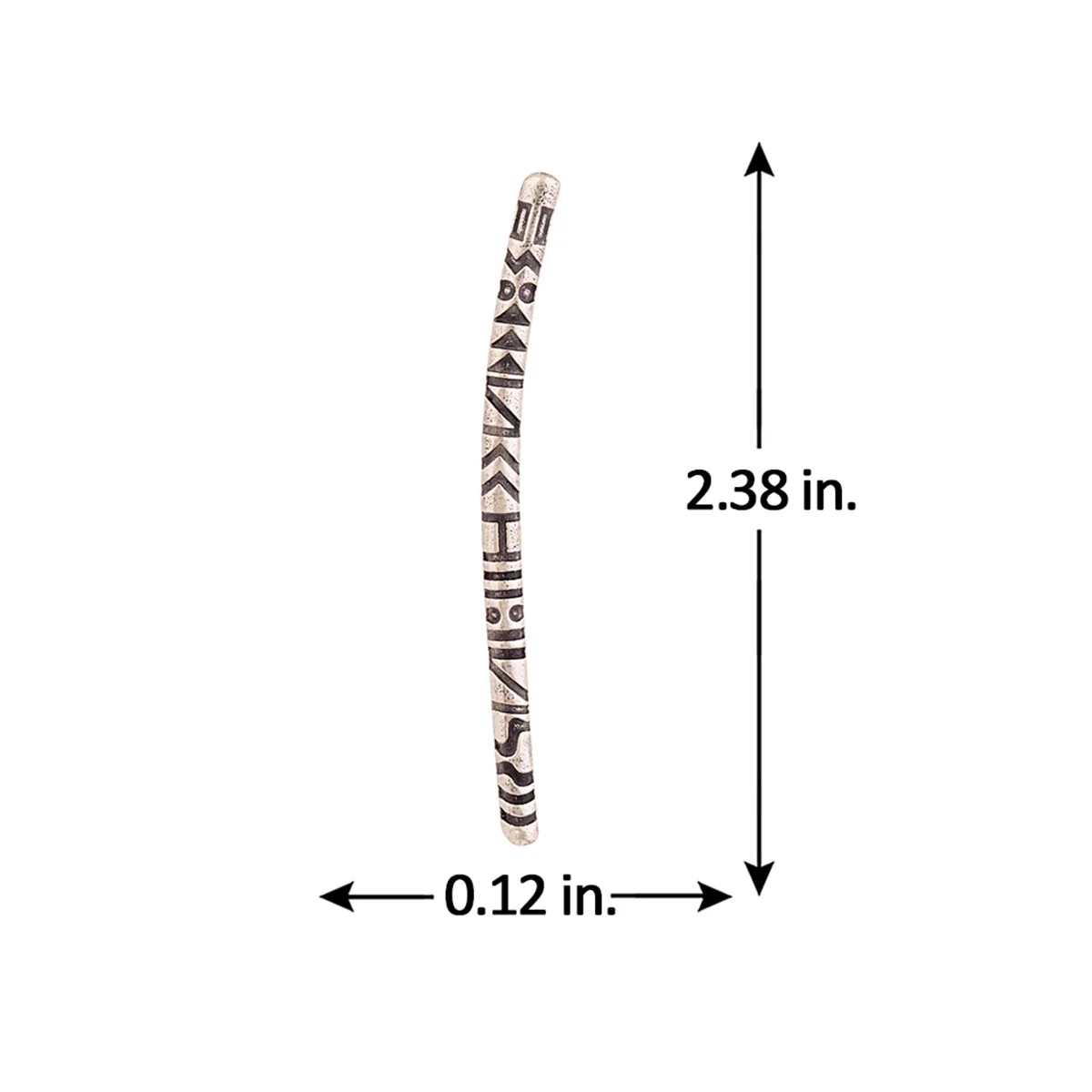 Aztec Bar Long Earrings - Image 5