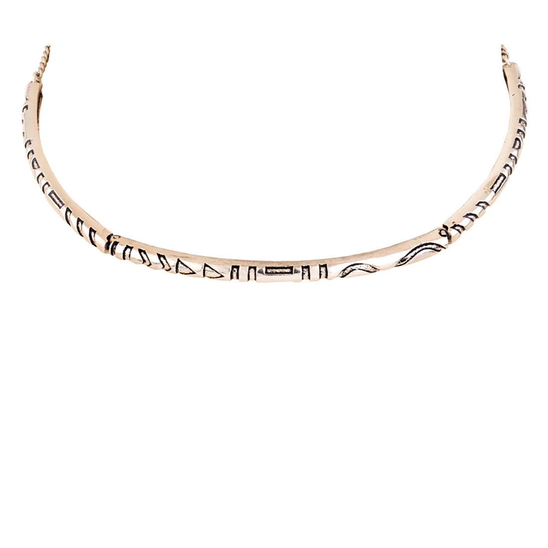 Aztec Bar Tribal Inspired Choker Necklace - Image 3