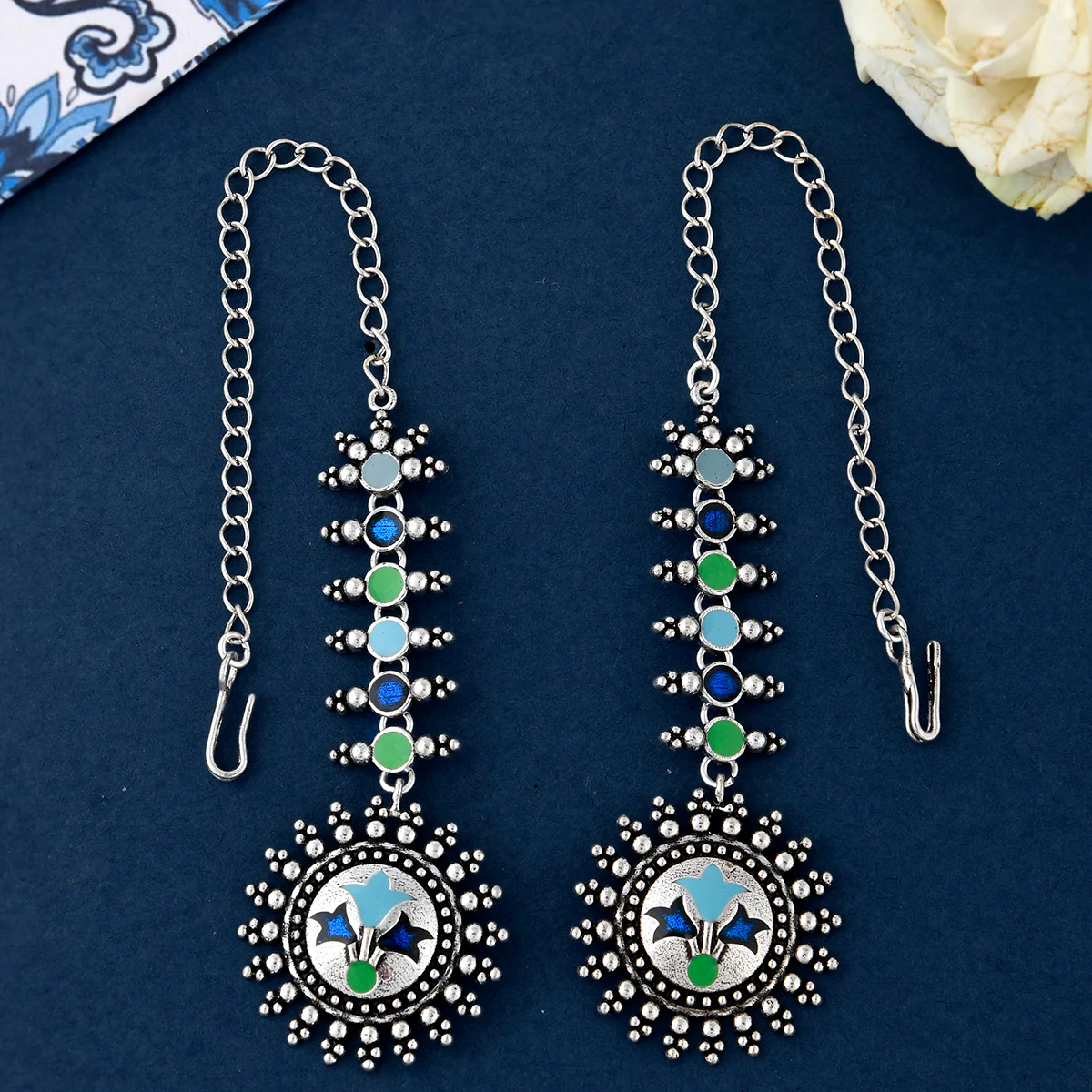 Bagh E Fiza Circles Kanauti Earrings