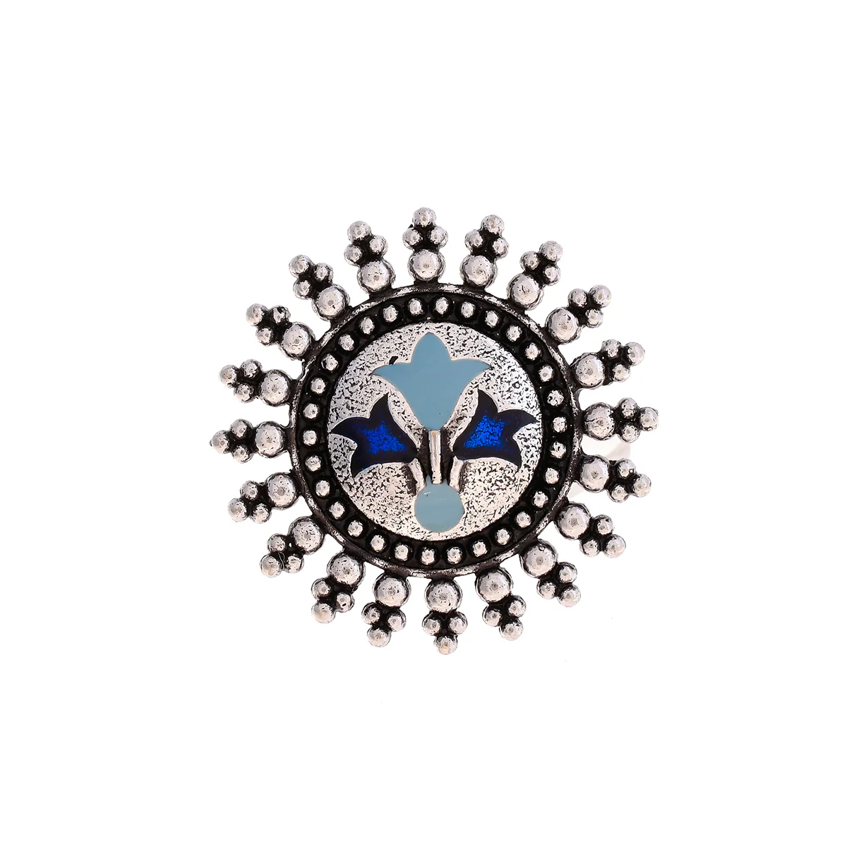 Bagh E Fiza Floral Motif Ring - Image 3