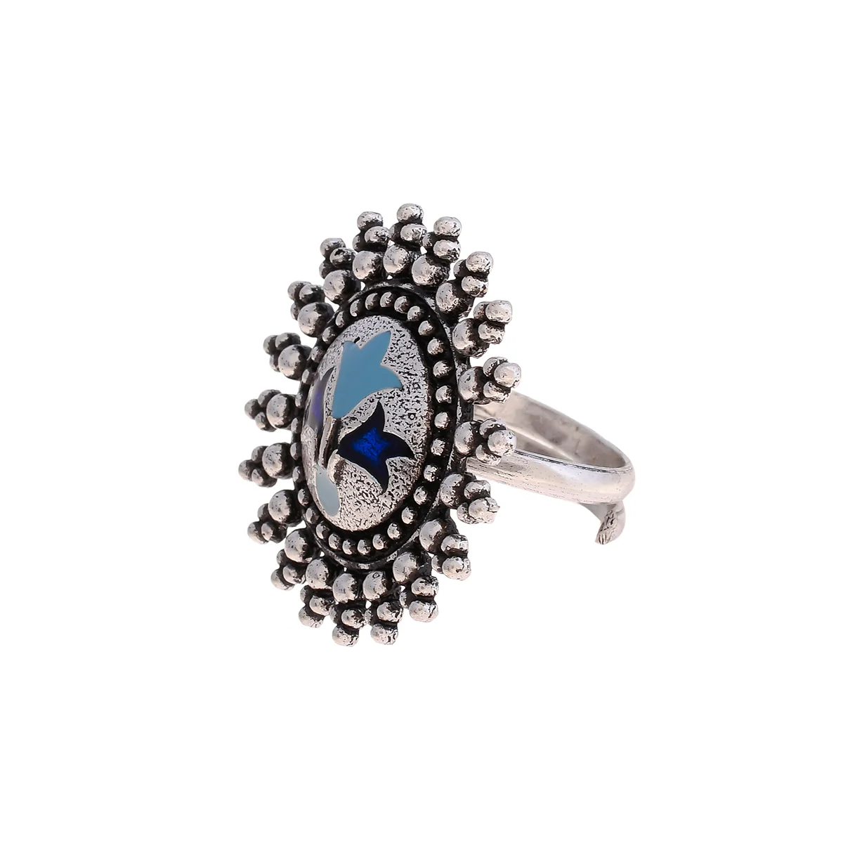 Bagh E Fiza Floral Motif Ring - Image 4