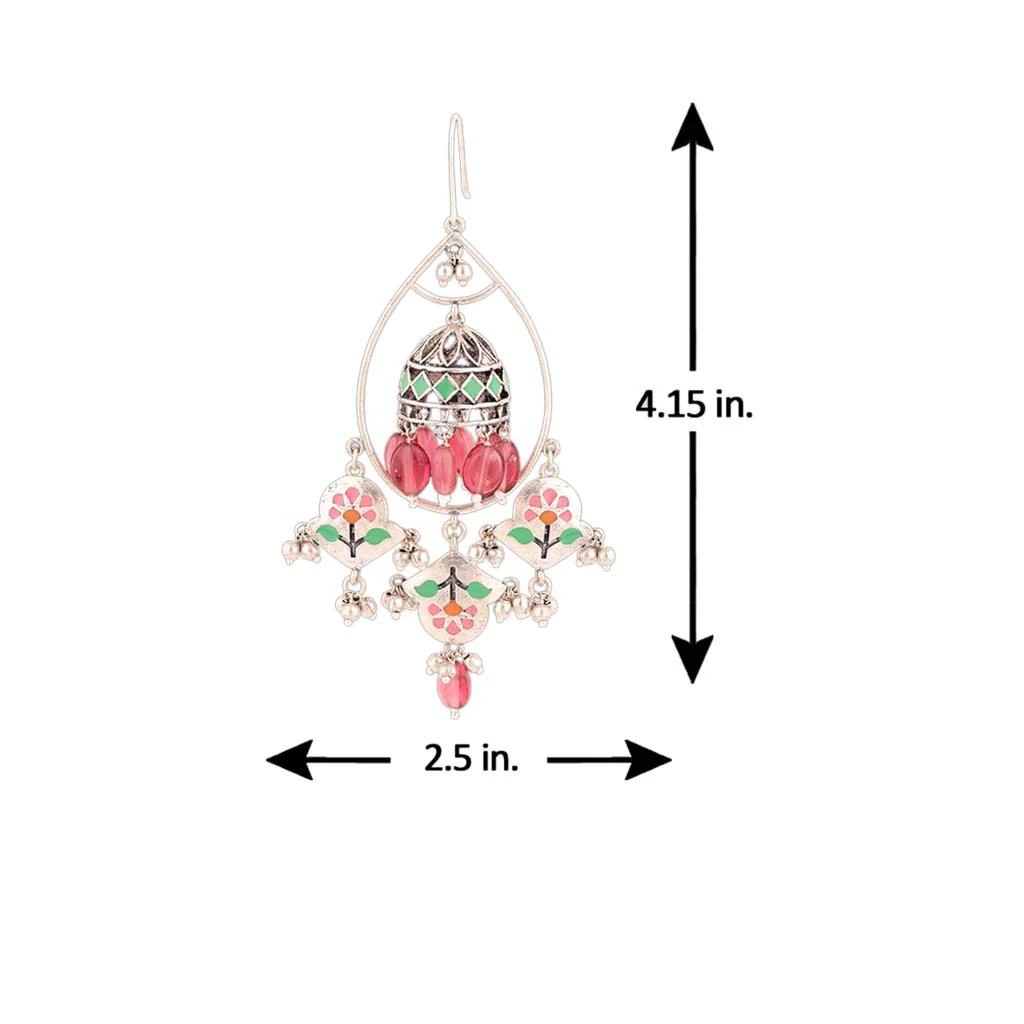 Bagh-E-Fiza Guldasta Drop Earrings - Image 5