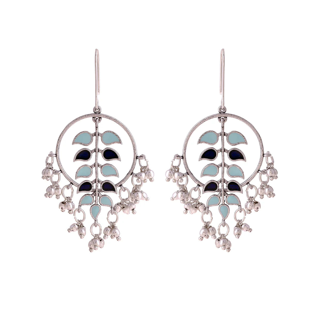 Bagh E Fiza Hoop Style Earrings - Image 3