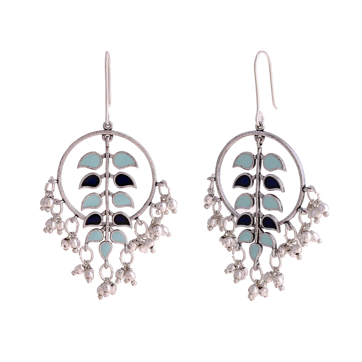 Bagh E Fiza Hoop Style Earrings - Image 4