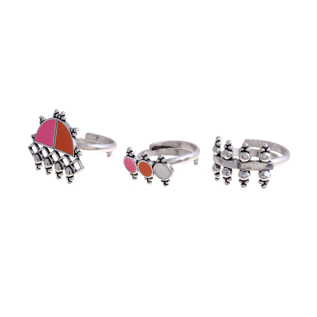 Bagh E Fiza Set of 3 Rings - Image 4