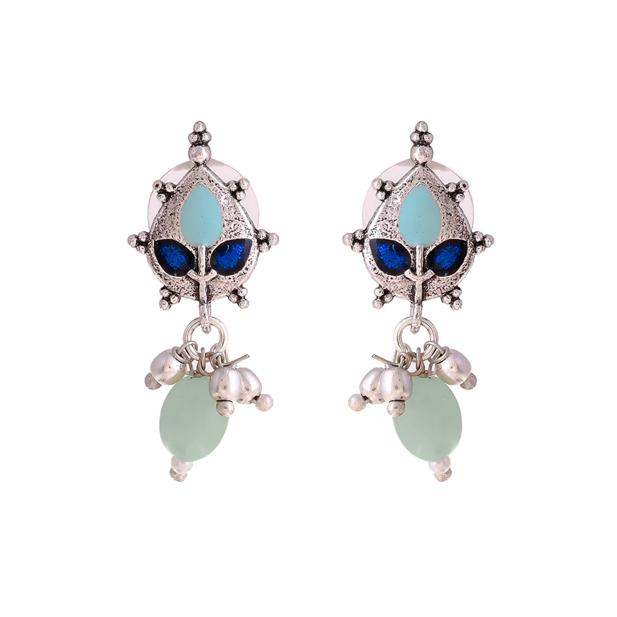 Bagh E Fiza Tiny Drop Earrings - Image 3