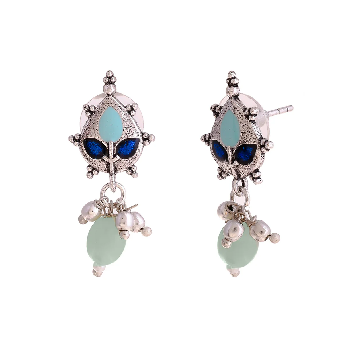 Bagh E Fiza Tiny Drop Earrings - Image 4