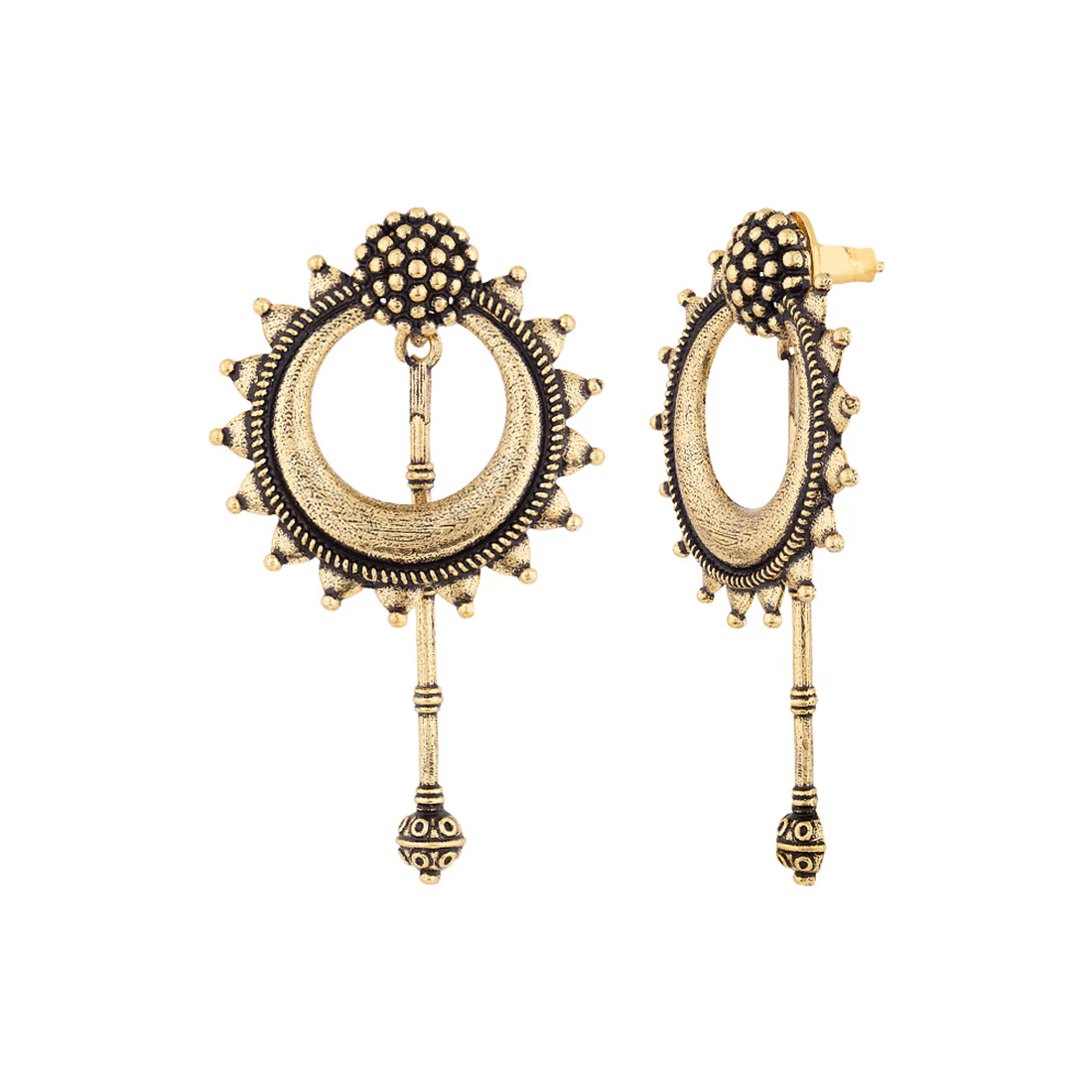 Baigani Tribal Inspired Earrings - Image 4