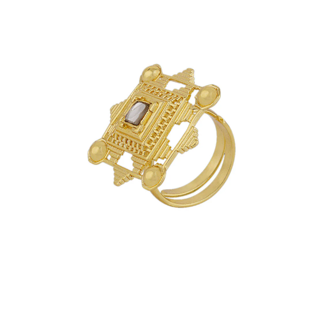Baori Gem Embellished Ring - Image 3