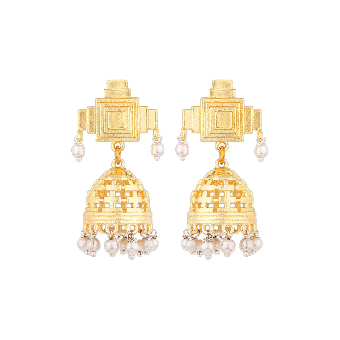 Baori Jhumka Style Drop Earrings - Image 3