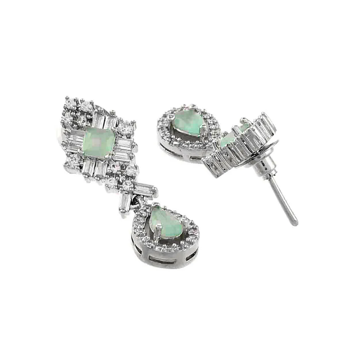 Sparkling Elegance Multicoloured Teardrop Jewellery Set - Image 5