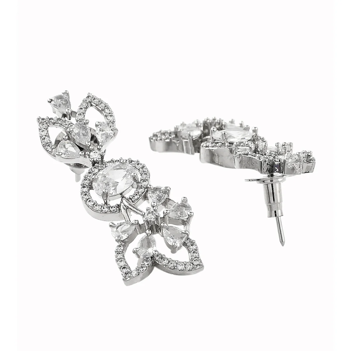 Sparkling Elegance Floral Jewellery Set - Image 5